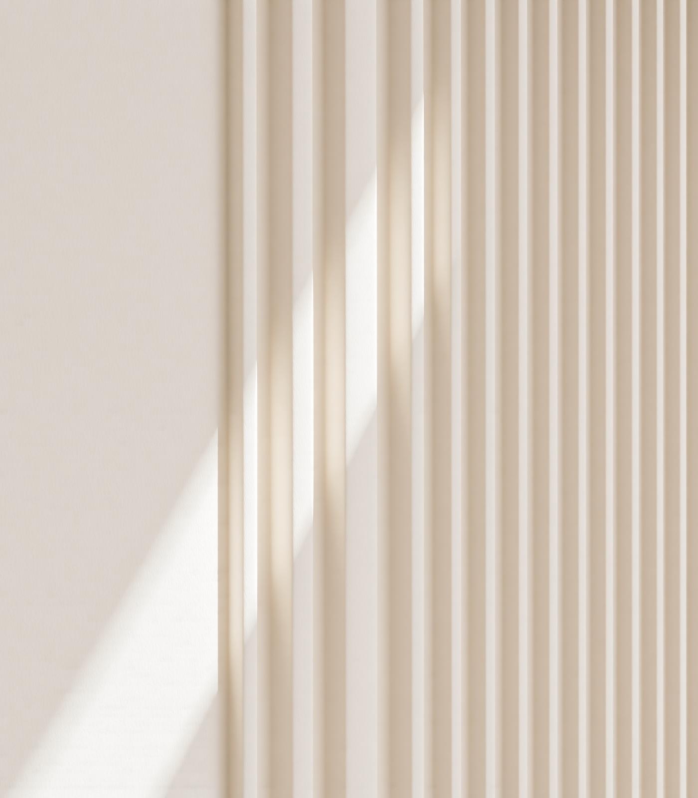 Linear Groove 3D gypsum wall panel