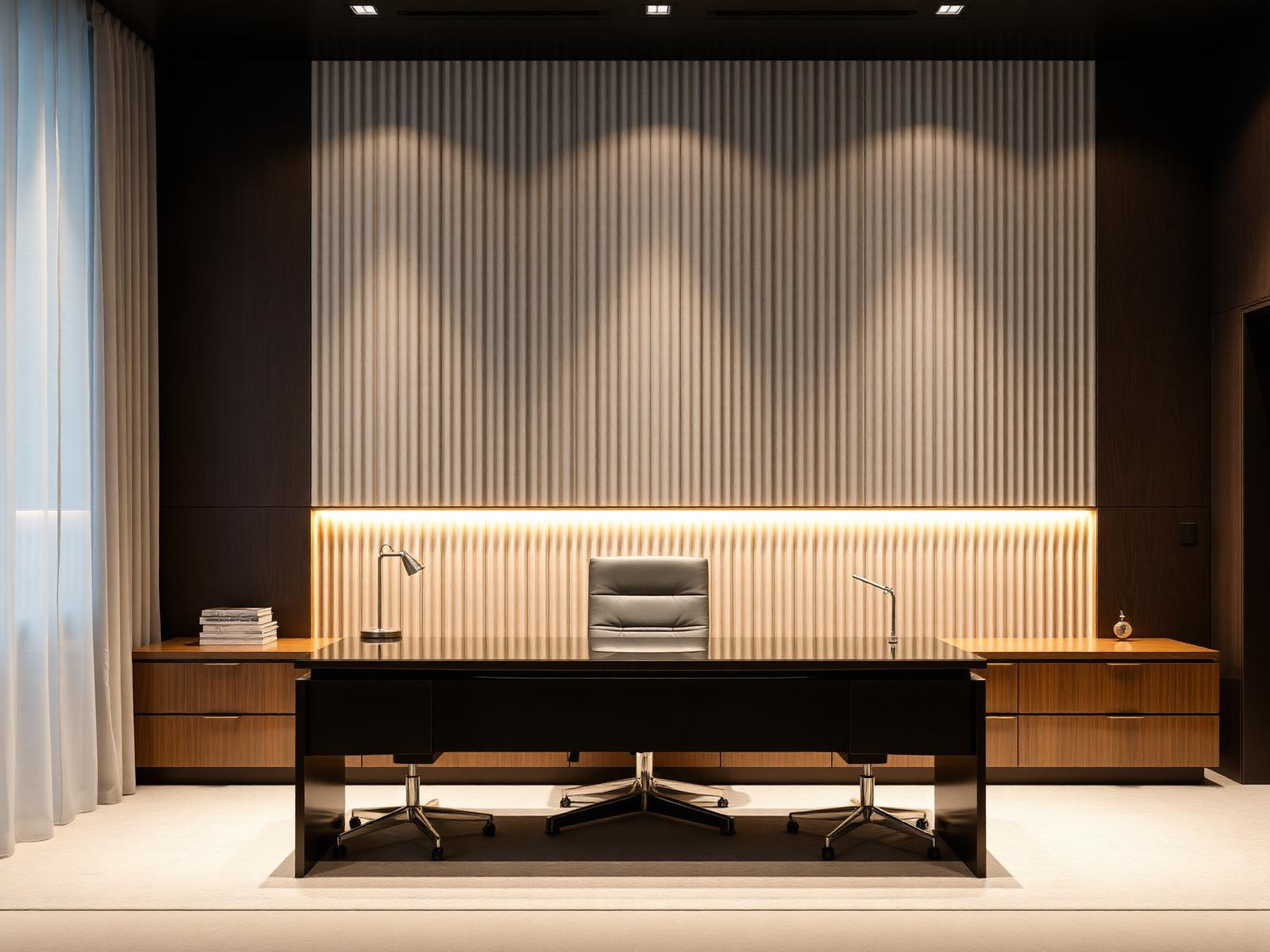 Linear groove, executive office